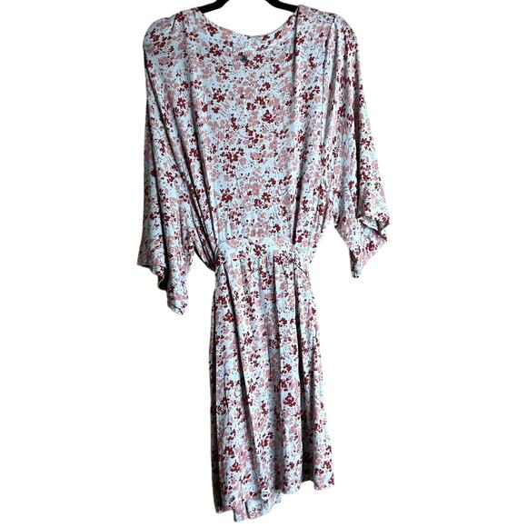 Prana Wrap robe Women Medium Tencel Modal Floral SOFT Comfort Everyday - Picture 3 of 11